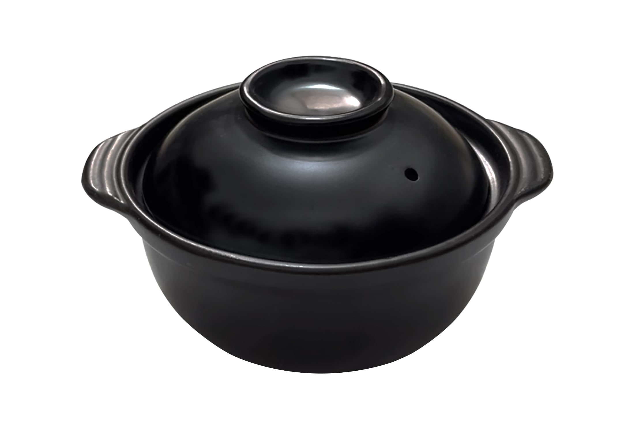 Amazon.com: Premium Ceramic Black Casserole Clay Pot with Lid,For