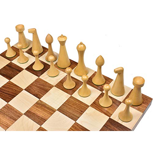 Jeu d'échecs Herman Ohme en buis véritable et palissandre doré