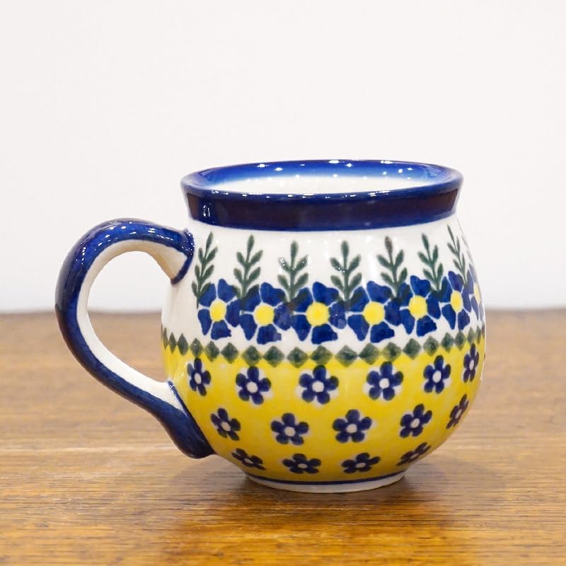 ポーランド陶器 ポーリッシュポタリー 「ヴェナ」 マグカップ（約220cc） V337-U198 バンコク限定