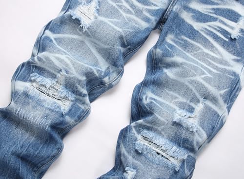 Men's Ripped Regular Straight Leg Fit Jean3