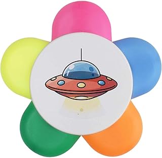 Azeeda 'Cartoon Style UFO' Flower Shape Highl...