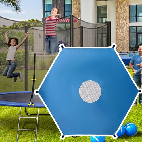 Housse pour trampoline extérieur : bâche noire imperméable