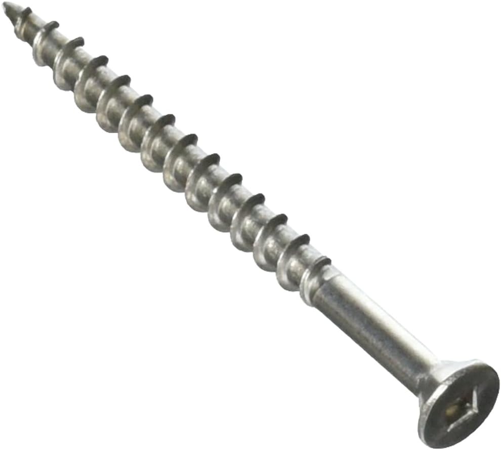 Hillman 47446 Stainless Steel Square Drive Deck Screw, 10 X 21/2Inch, 430 Pack