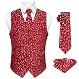 DESTACA CON ESTILO Y HUMOR: Sé el alma de la fiesta con este chaleco de Navidad para hombre, divertido pero elegante. Una elección con estilo para mostrar tu espíritu festivo en eventos de oficina, reuniones familiares o cenas navideñas, ofreciendo un toque único al atuendo tradicional de Navidad