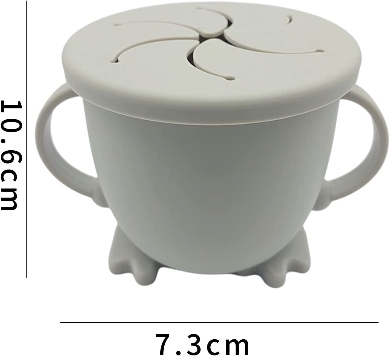 Amazon.co.jp: ボーロカップ カップ シリコン スナックカップ ハンドル 