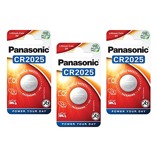 Button cell litio PanasonicCR 2025 el replace the following cells:CR 2025
