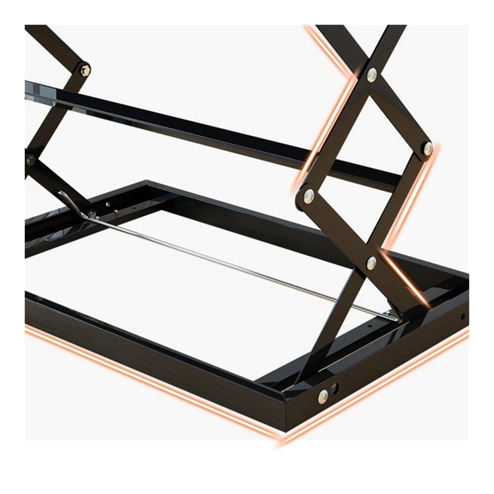 Convertisseur de Bureau Assis-Debout réglable avec 4 Niveaux de Hauteur – Convient pour Une Utilisation à la Maison et au Bureau (Blanc)