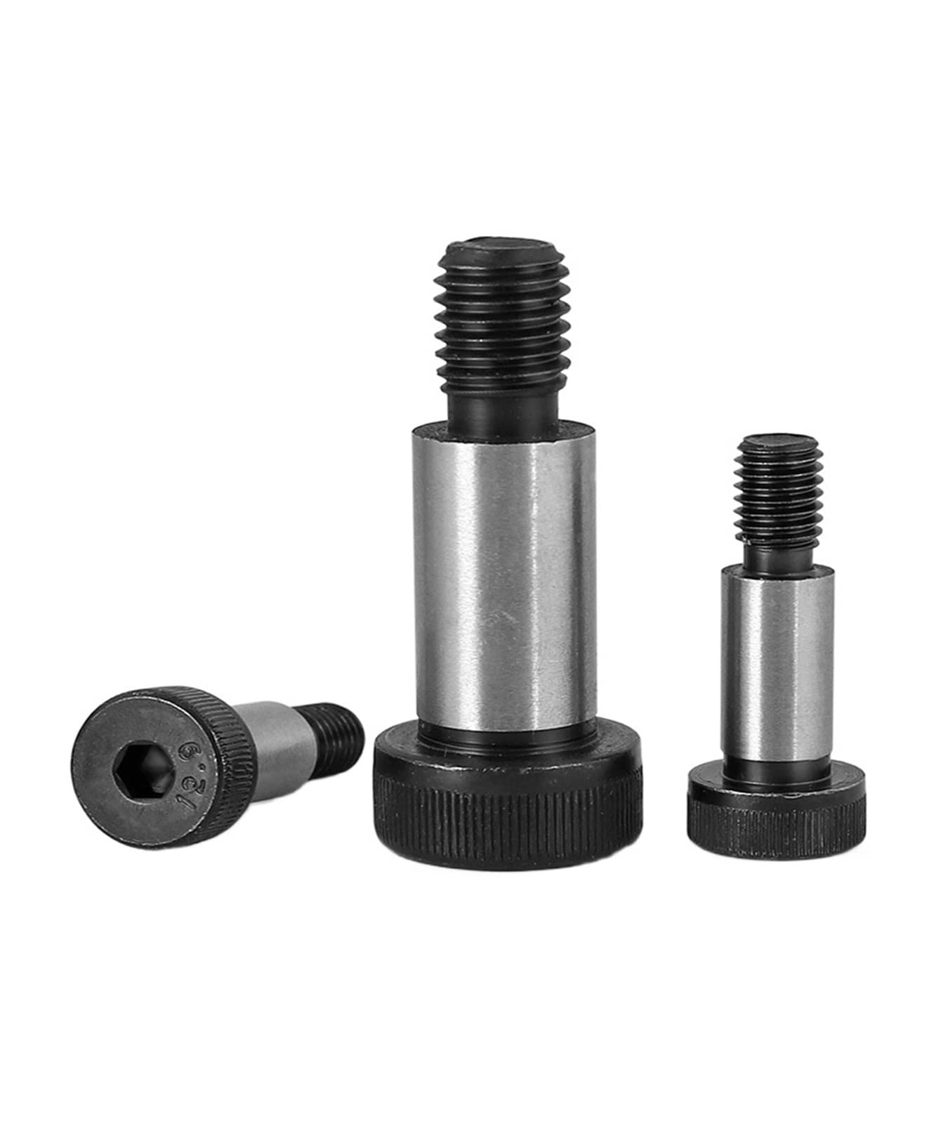 3/16 1/4 5/16 3/8 1/2 5/8 filettato 12,9 Pollici Vite a esagono Incassato Vite a Testa cilindrica Tappo Vite Albero spallamento bullone Limite (Color : 5-8(3-4) XL 1pcs, Size : 1/2")