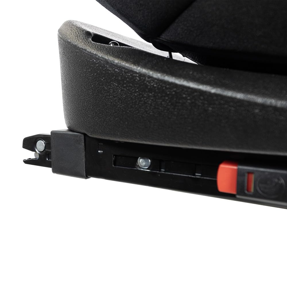 Interbaby Silla Coche Bebé PAX i-Size ISOFIX 360° Grupo 0+1+2+3 (Negro) | Silla auto giratoria 360 reclinable 40-150 cm, reductor recién nacido, protección lateral SPS, pata de apoyo