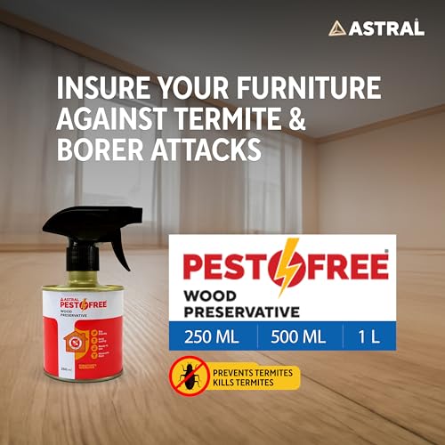 Image of Astral Pestofree Eco-Friendly Termite Killer 250ml | Protective & Preventive Formula for Termite, Borer & Insects | DIY Spray for Home, Office, Kitchen