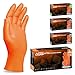 PROGRIP Einweghandschuhe Diamant Grip, Orange, Einmalhandschuhe Extra Stark, Nitrilhandschuhe Gr. M, 2x dicker, Handschuhe Einweg, Arbeitshandschuhe für Werkstatt & Montage, 50 Stk/Box Orange günstig Kaufen-PROGRIP Einweghandschuhe Diamant Grip, Orange, Einmalhandschuhe Extra Stark, Nitrilhandschuhe Gr. M, 2x dicker, Handschuhe Einweg, Arbeitshandschuhe für Werkstatt & Montage, 50 Stk/Box