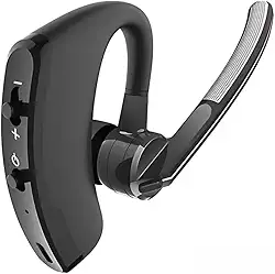 V8 Fone de Ouvido Bluetooth 5.0, Preto, Microfone Embutido, 4-6 Horas de Bateria, para Dirigir, Caminhar, Pedalar, Academia