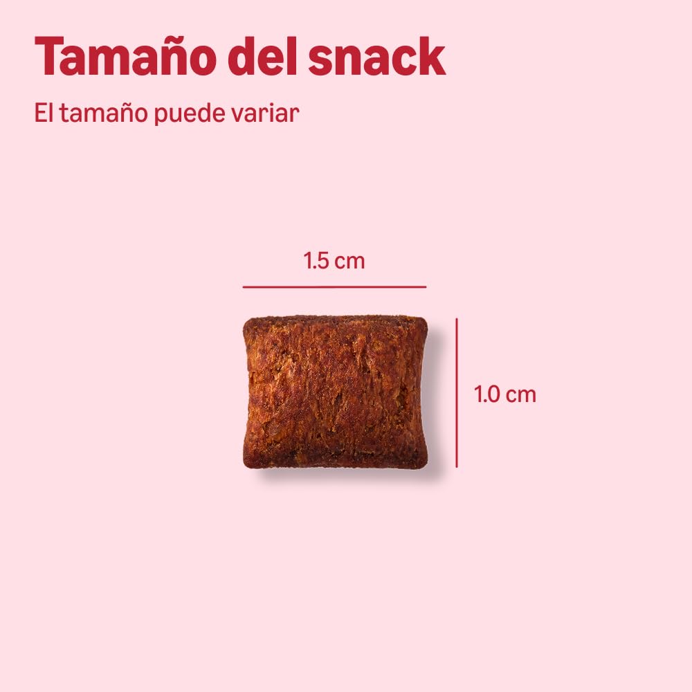by Amazon - Chucherías para gatos - Bocados crujientes y cremosos, combaten bolas de pelo, con ternera y malta, 70 g