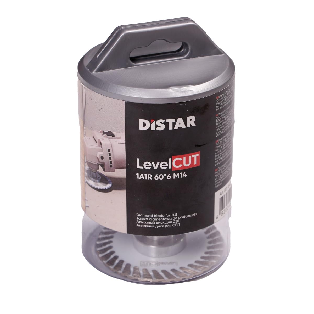 Disco de corte de diamante 60 mm M14 brida granito piedra natural mármol gres porcelánico 1A1R 60 x 6 M14 LevelCut