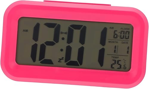 1 Unidades Reloj Despertador Calendario Reloj Despertador Dormitorio Alarma Multifunción Reloj despertador Radio Digital Reloj despertador para