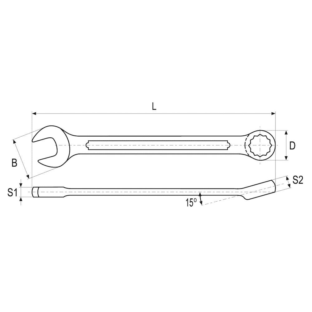 Buy Yato Combination Ratchet Wrench YT0345Spanner Set Tools KitTool