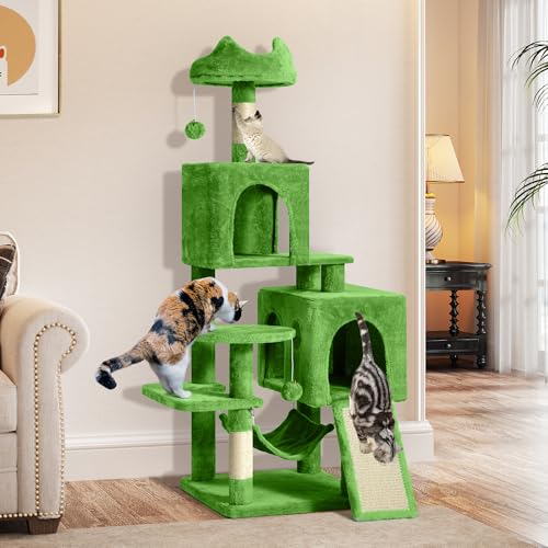 Torre para gatos YITAHOME de 54 pulgadas para interiores miniatura 3