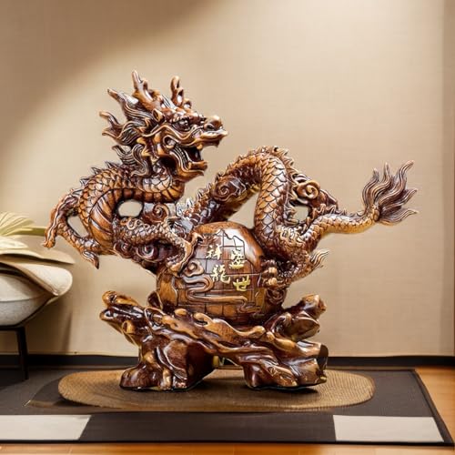 Estatua Feng Shui Dragón 15.5 pulg FUNSXBUG miniatura 2