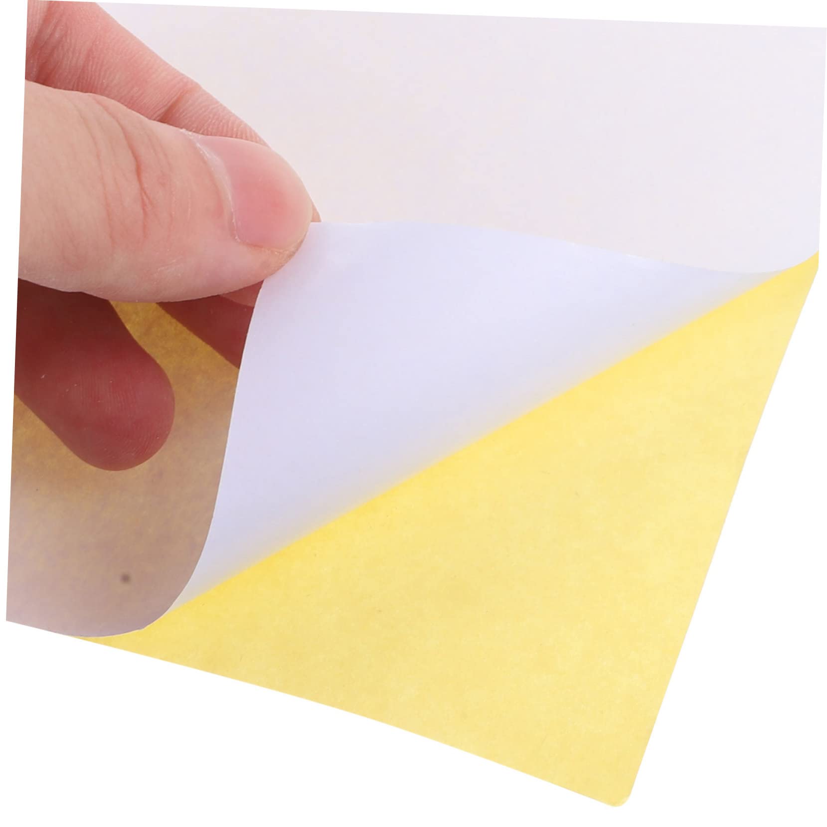 100 feuilles Papier Autocollant Mat pour Imprimante Papier Étiquettes Adhésif pour Création de et Étiquettes Compatible Imprimantes et Machines de Découpe