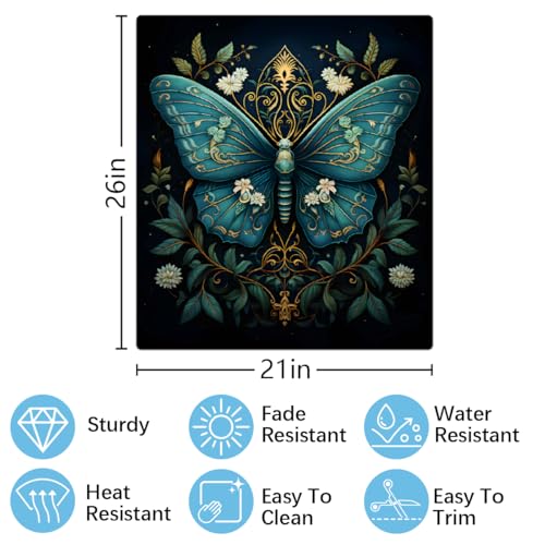 Cubierta magnética Mexpekil soluciona golpes en lavavajillas panel mariposas 2