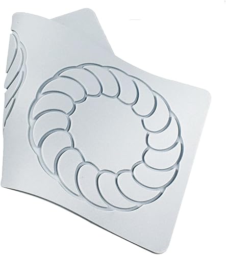 Miniatura 5 de Molde de silicona hueco de copo de nieve para fondant, molde de silicona en relieve 3D, molde de silicona para fondant, molde de arcilla para