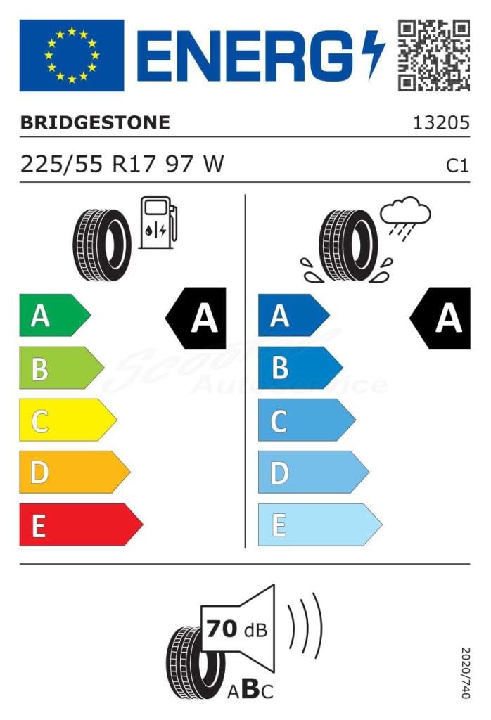 Bridgestone 225/55 R17 97W Turanza T005 * (BMW)