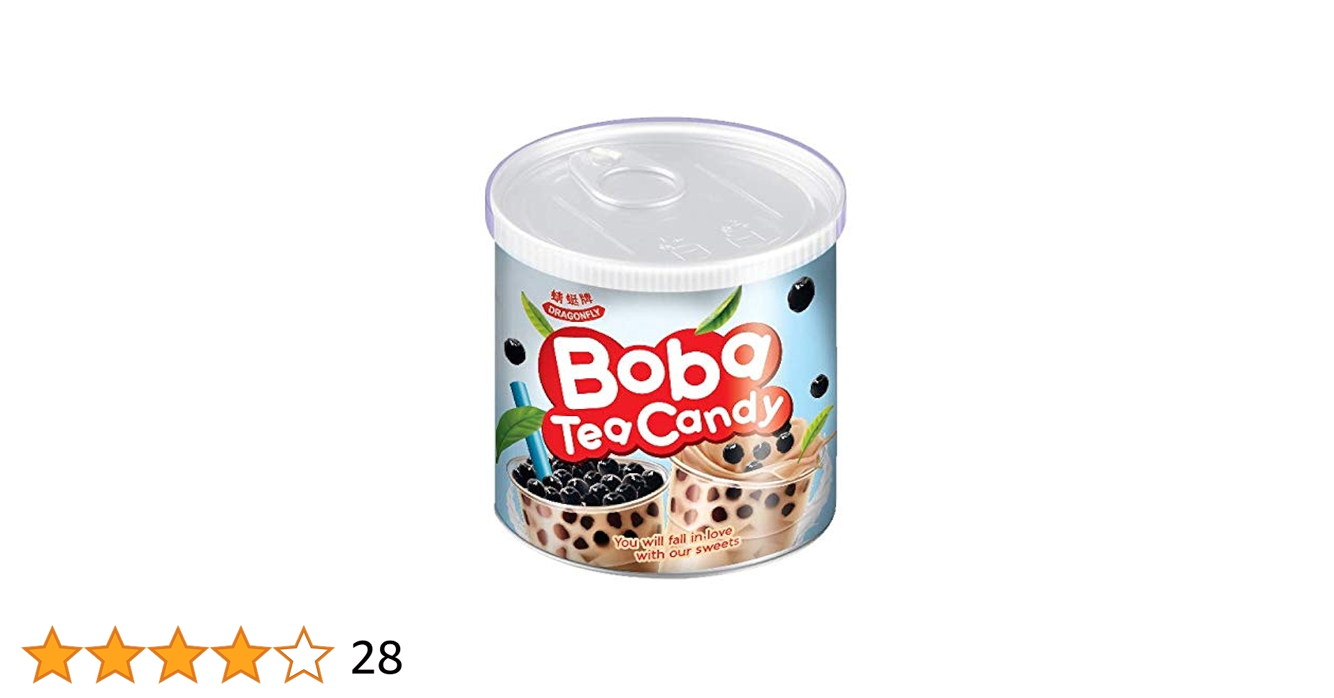 Amazon.com : DragonFly Boba Bubble Milk Tea Hard Candy Jar