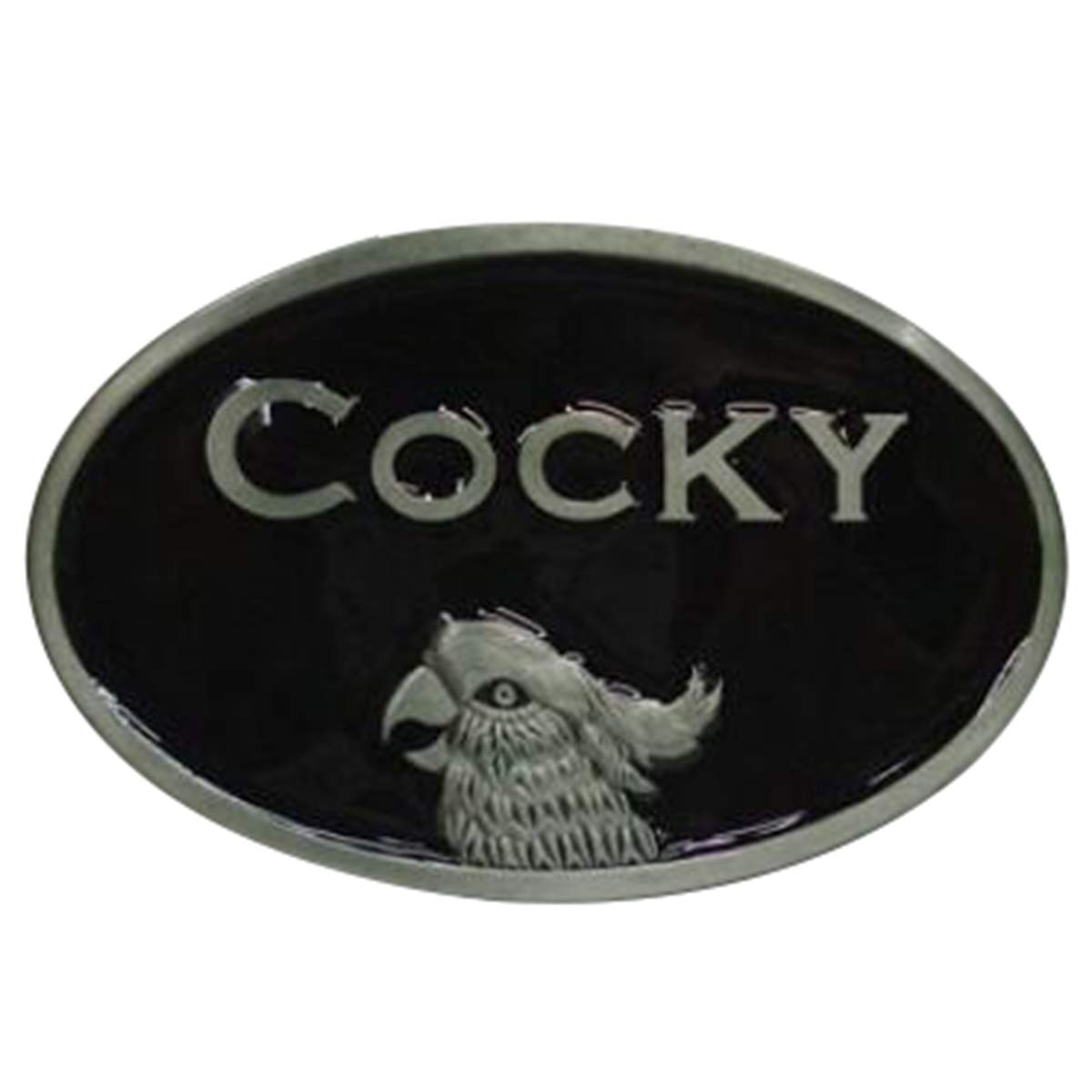 Daisybaby Western Cowboy Cocky Belt Buckle for Belt Accessories Custom Animal Belt Buckles