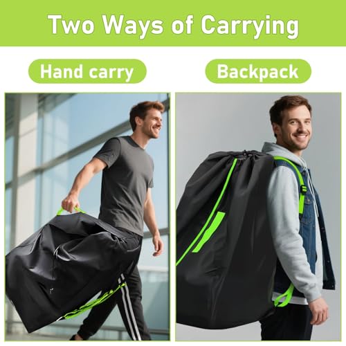 Image of Car Seat Bags For Airplane Travel | Gate Check Bag, Durable Travel Bag with Thickened Shoulder Straps and 2pcs Luggage Tags For Airplane
