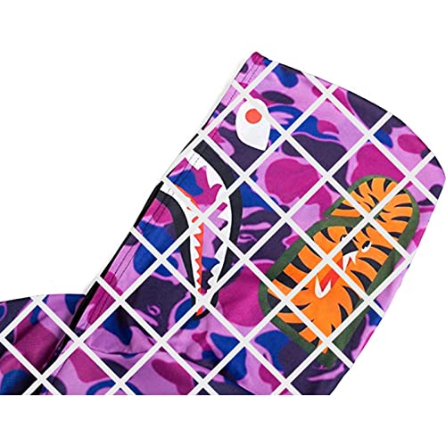 Shark Jaw Camo Hoodie Shark Mouth Jacket Full Zip Up for Men Women Teenager