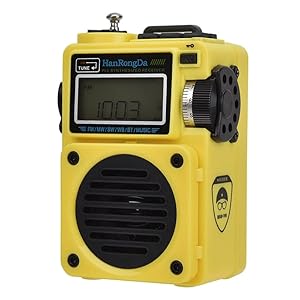 Full Band Radio Draagbare FM/MW/SW/WB Radio-ontvanger Bluetooth-compatibele spreker voor Party Dances Family Parties Muziekspeler