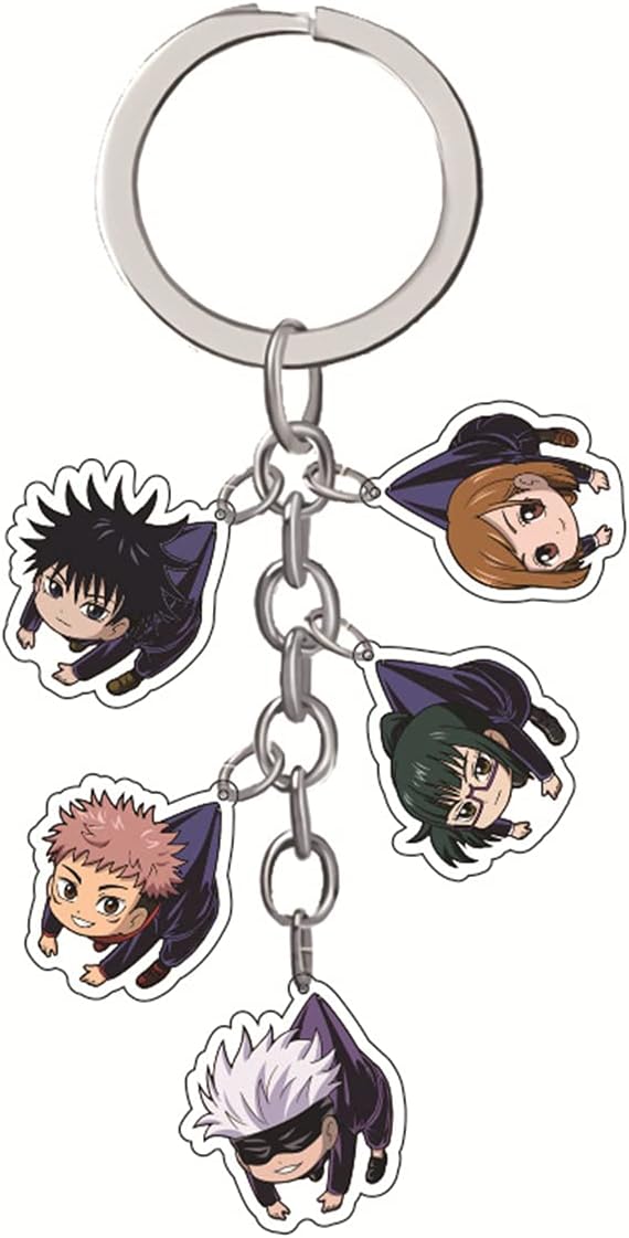 Anime Keychain, Cute Keychains Acrylic Keychains Double-Sided Pattern Cute Phone Accessory