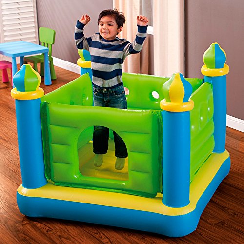 Intex Jr. Jump-O-Lene Castle Bouncer - Aufblasbare Hüpfburg - 132 x 132 x 107 cm - 2