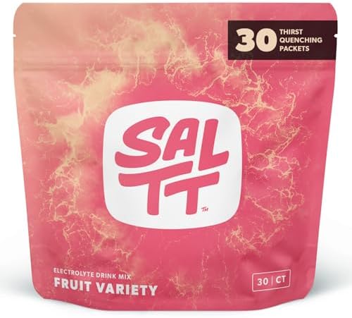 SALTT Electrolyte Packets - Fruit Variety (30 Sticks) - Zero Sugar