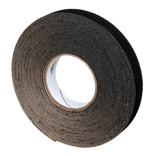 Image of 3M Safety-Walk Slip-Resistant Medium Resilient Tapes & Treads 310, Black, 1 in x 60 ft, Roll, 4 /Case