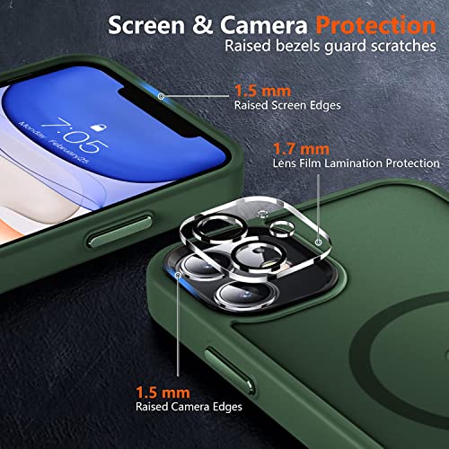 Image of MOCCA Magnetic Shockproof for iPhone 11 Case,Midnight Green