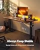 FEZIBO Electric Standing Desk, 48 x 24 Inches Height Adjustable Stand up Desk, Sit Stand Home Office Desk, Computer Workstation, Vintage Brown #2