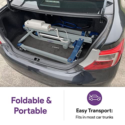 Image of ProHeal All-in-One Patient Lift - Portable Patient Lift for Home Use and Facilities - Universal Electric Lift for Car, Chair, Bed, and Floor - 350 lb. Weight Capacity - 4-Point Spreader Bar