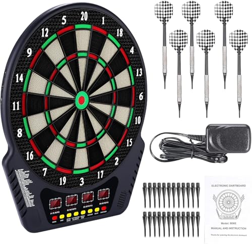 Elektronische Dartscheibe für 1-16 Spieler, E-Dartboards...