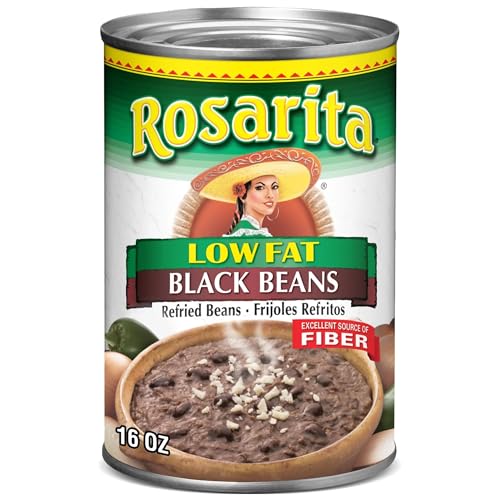 Low Fat Refried Black Beans, 16 oz. (Pack of 6) image 2