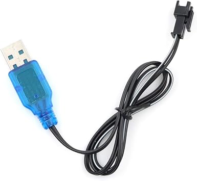 Replacement Part For 1pc 3.7V Black USB Charger Adapter Cable For Sky Viper Drone Helicopter