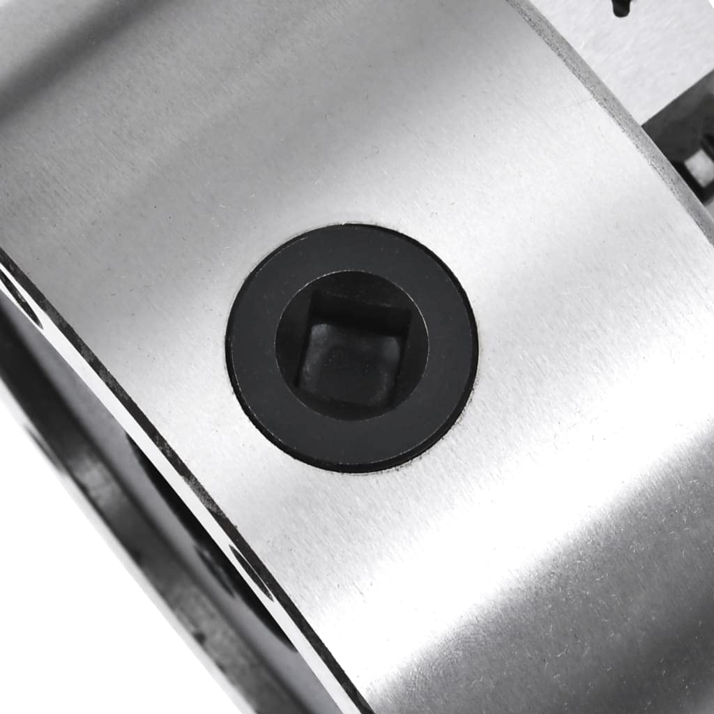 3-szczękowy uchwyt tokarski samocentrujący ze stali, 125 mm, z 3 szczękami i kluczem do uchwytu wiertarskiego, do warsztatu, obróbki metalu, obróbki drewna i modelarstwa