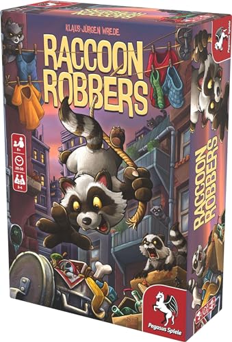 Pegasus Spiele Raccoon Robbers, Mehrfarbig (Rot, Blau, Grün, Gelb, Braun) - Image 2
