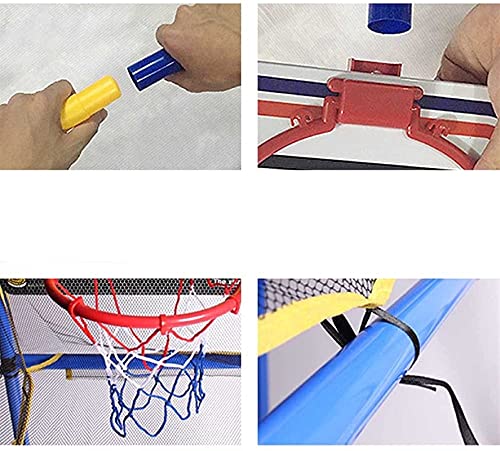 Junior Arcade Basketbal Game Set, Indoor Outdoor Basketball Tribune met Basketball Hoop, Net, Backboard, Pomp, Basketbal… - Image 7