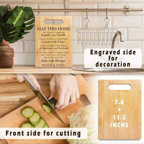 Housewarming Gifts Cutting Board, House Warming Gifts New Home House Apartment, New Homeowner Gifts, Home Blessing Bamboo Cutting Boards for Kitchen, Decorative Cutting Boards for Kitchen - Image 2