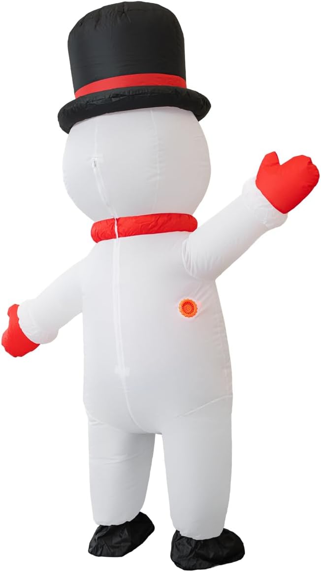 Inflatable Costume Adult Christmas Costume Blow Up Costume with Blower Funny Holiday Party Outfit for Adults - Image 5