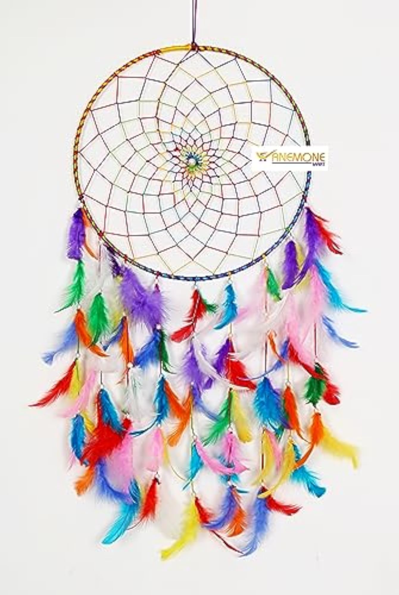 Multi Colour Dream Catcher Wall Hanging, 10 Inch