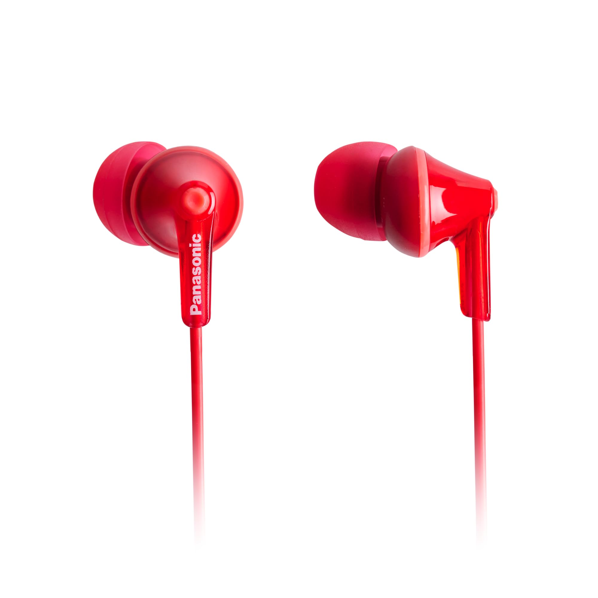Panasonic RP-HJE125E-K Ergofit In Ear Earphones - Red