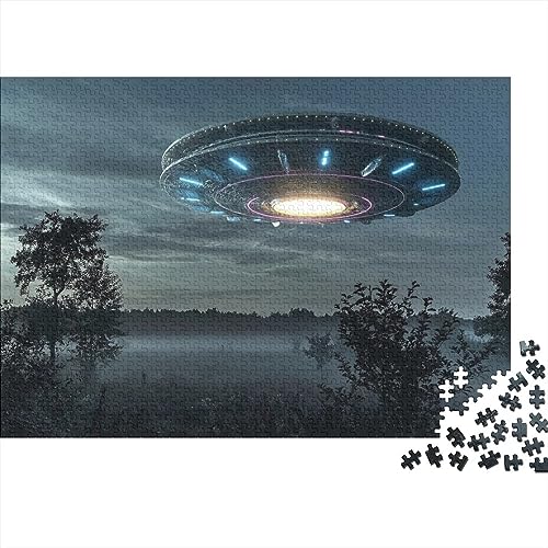 Puzzle en bois UFO Interstellar Travel 1000pcs pour jeu d'intelligence
