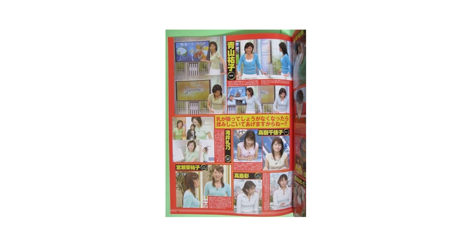 ▲限定１名様▲女子アナ▲青山祐子▲切り抜きクリアブック2冊▲ △限定1名様△女子アナ△青山祐子△切り抜きクリアブック2冊